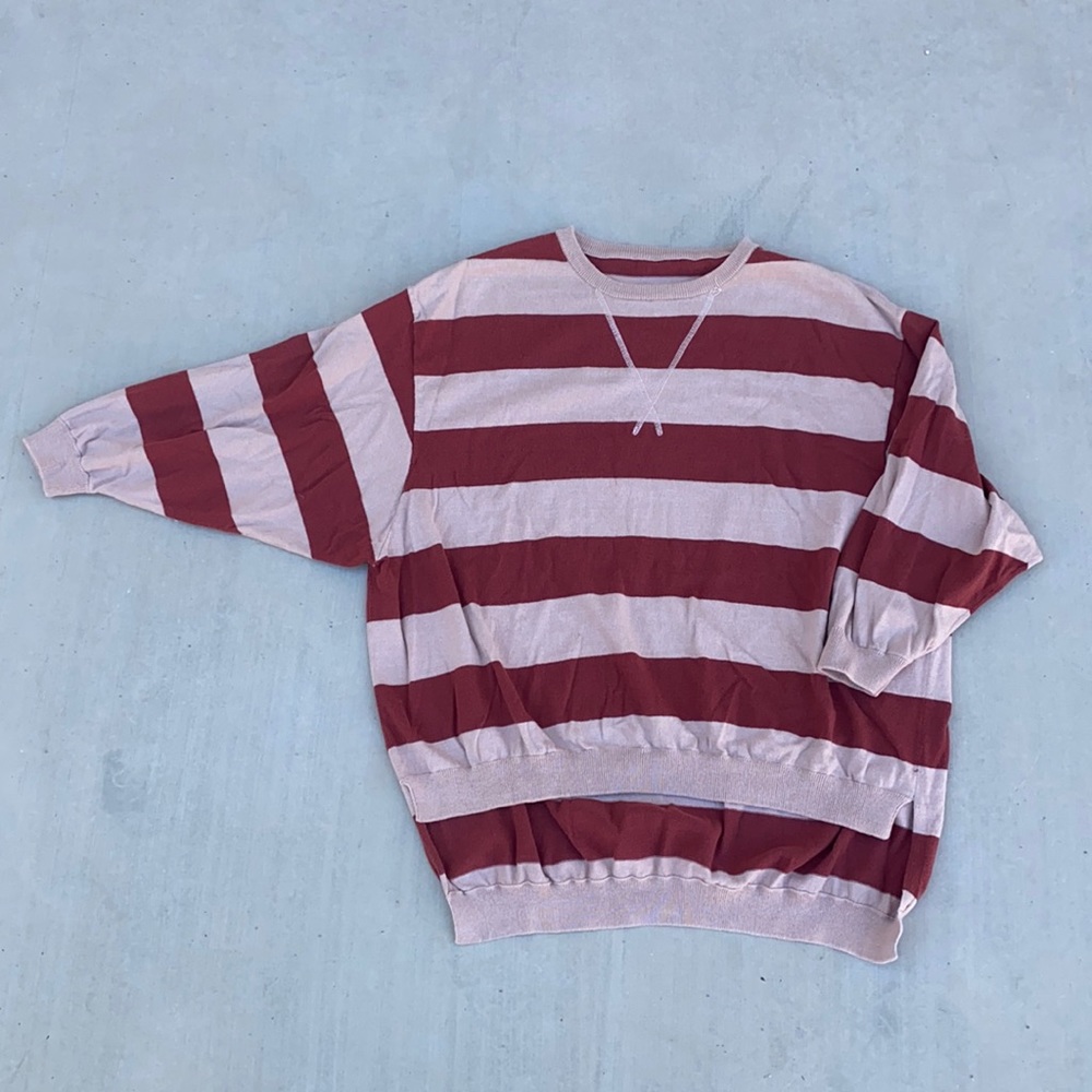 FREE PEOPLE Surfin On Your Stripes Dolman Sweater - Picture 4 of 9